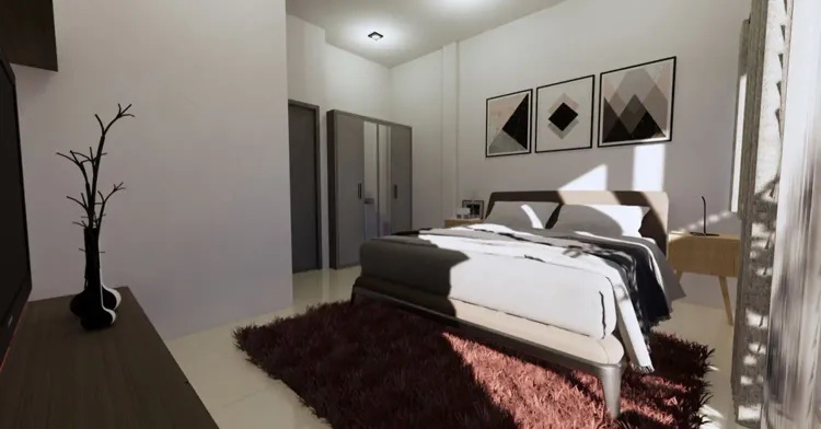 ภาพแบบบ้าน-ทาวน์โฮมสองชั้น Type A