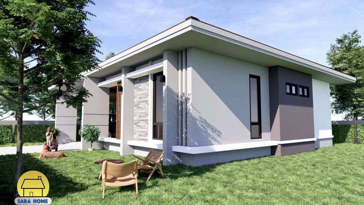 ภาพแบบบ้าน-บ้านเดี่ยว ศราโฮม