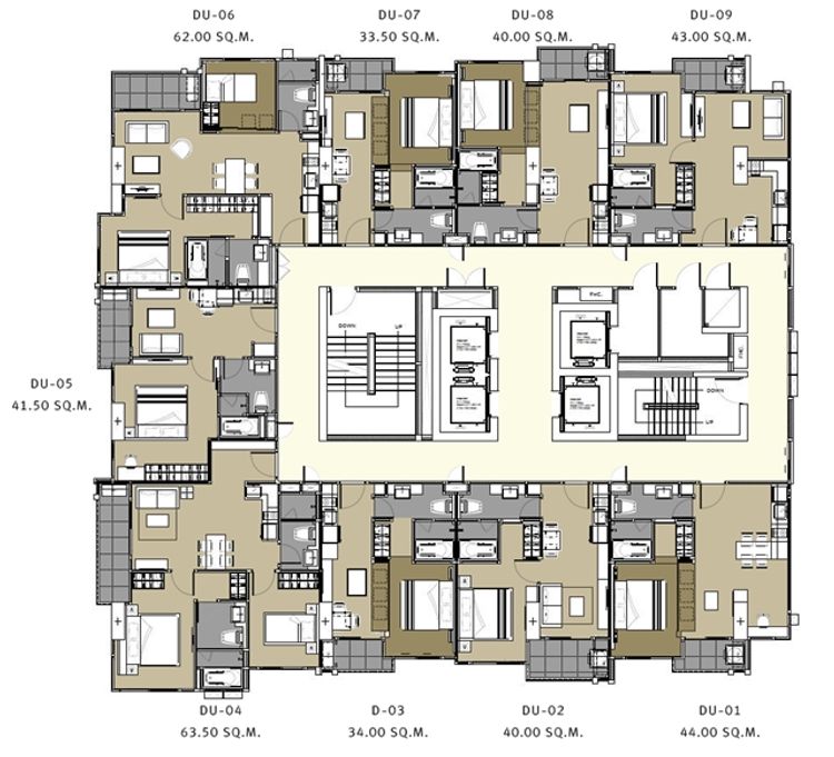 ภาพแบบบ้าน-1 Bedroom