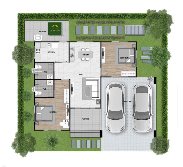 ภาพแบบบ้าน-บ้านกานต์ขวัญ