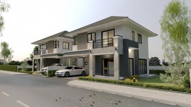 ภาพแบบบ้าน-ทวินเฮาส์