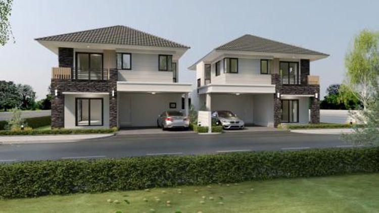 ภาพแบบบ้าน-ทวินเฮาส์