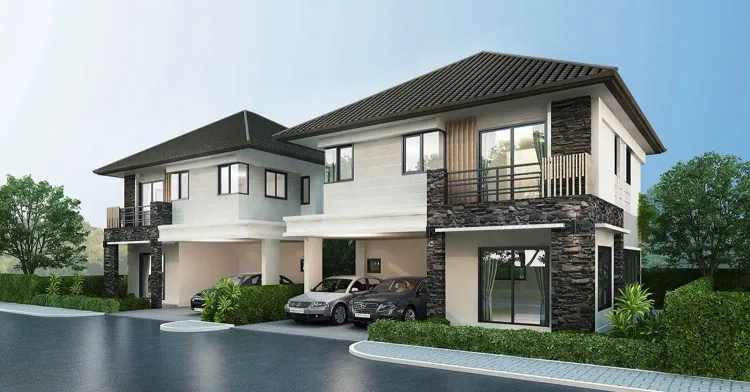 ภาพแบบบ้าน-ทวินเฮาส์