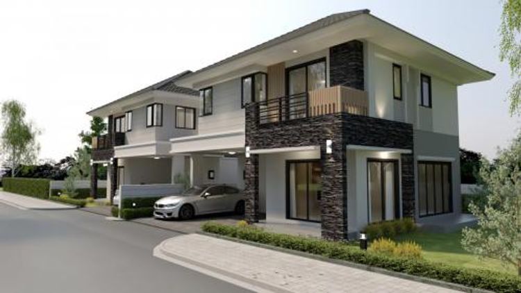 ภาพแบบบ้าน-ทวินเฮาส์