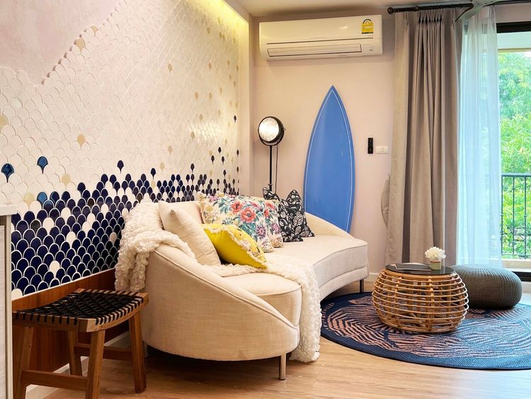 ภาพแบบบ้าน-2 Bedrooms 2 Bathrooms with furniture