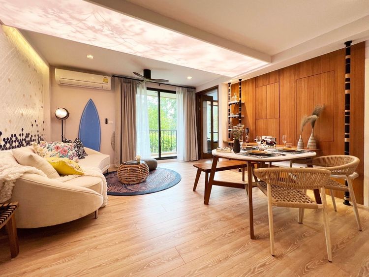 ภาพแบบบ้าน-2 Bedrooms 2 Bathrooms with furniture