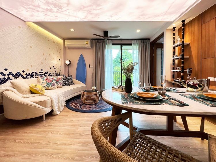 ภาพแบบบ้าน-2 Bedrooms 2 Bathrooms with furniture