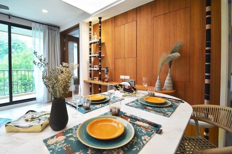 ภาพแบบบ้าน-2 Bedrooms 2 Bathrooms with furniture