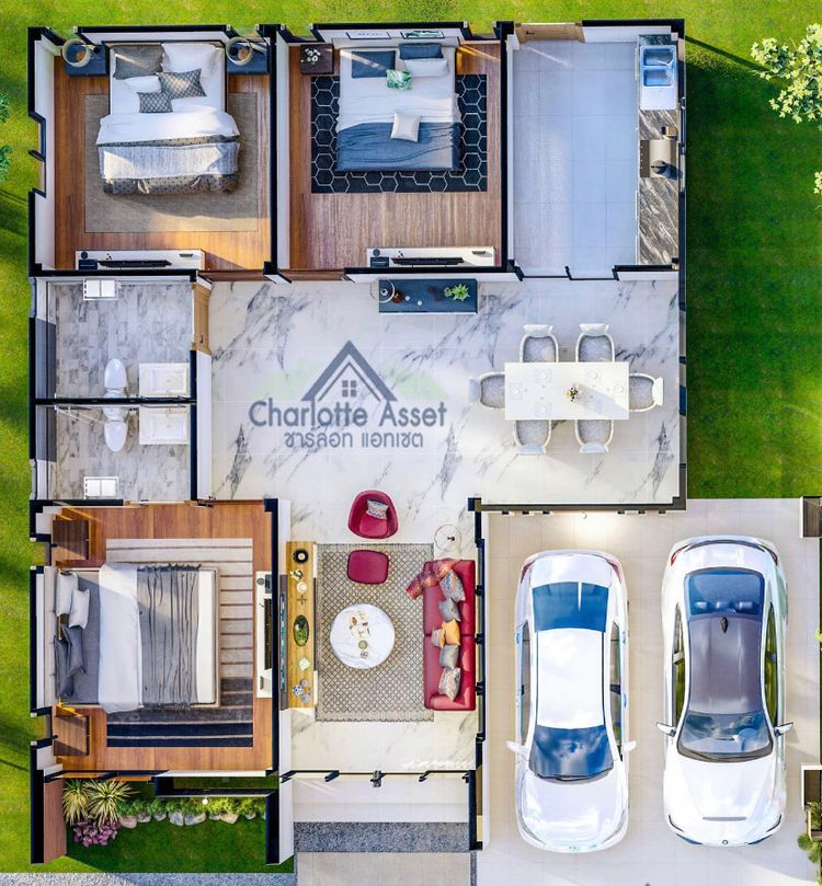 ภาพแบบบ้าน-ชาร์ล็อต โฮม พนัสนิคม-หนองเหียง