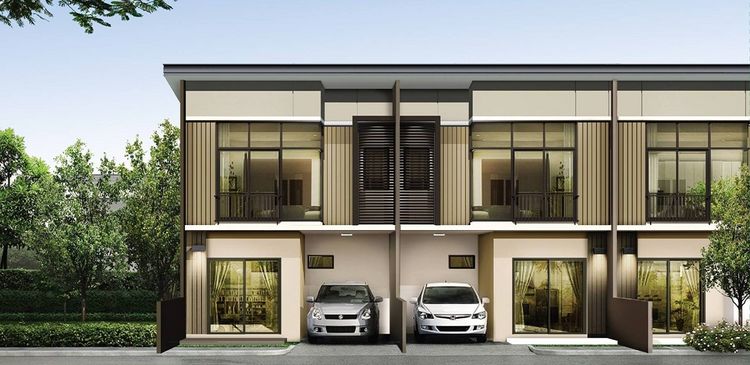 ภาพแบบบ้าน-ทาวน์โฮม 2 ชั้น