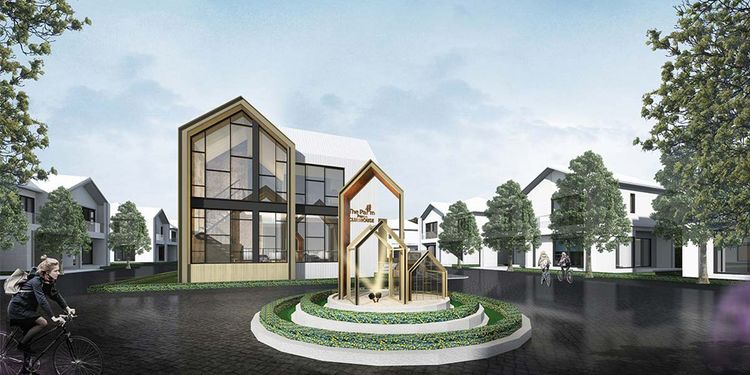 ภาพแบบบ้าน-บ้านเดี่ยว 2 ชั้น