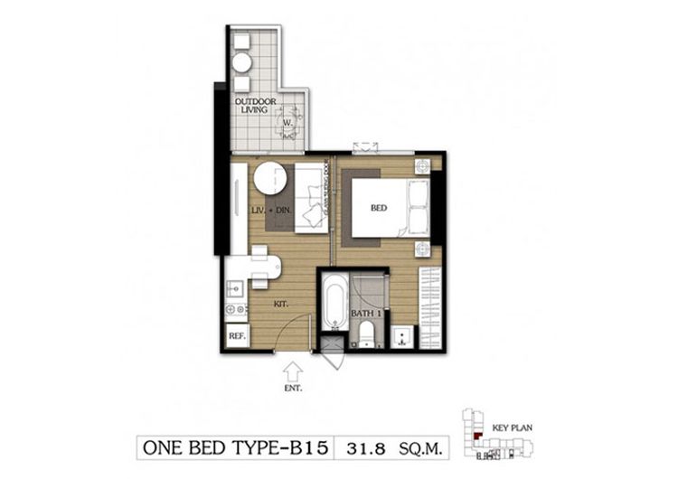 ภาพแบบบ้าน-1 Bedroom