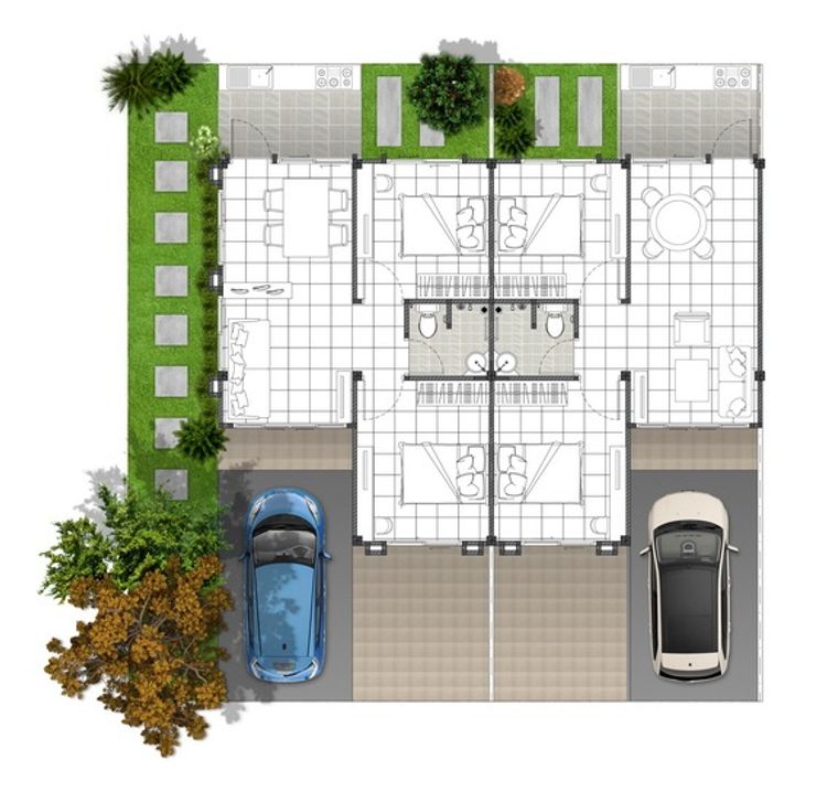 ภาพแบบบ้าน-ทาวน์โฮม