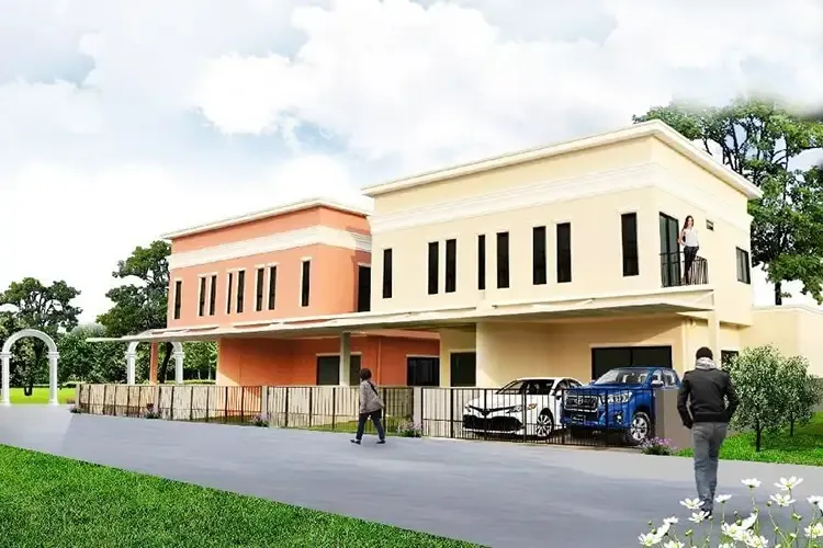 ภาพแบบบ้าน-ทาวน์โฮมสองชั้น Type A
