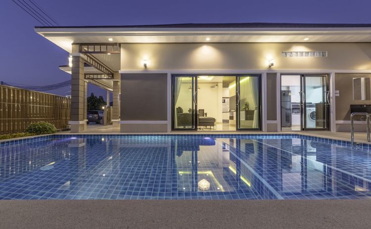 ภาพแบบบ้าน-บ้านเดี่ยว สไตล์คอมเทมโพลารี่สุดหรู