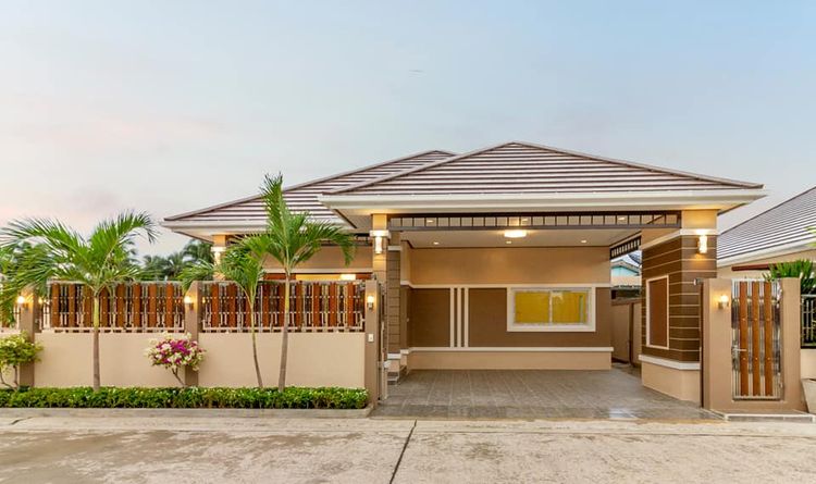 ภาพแบบบ้าน-บ้านเดี่ยว สไตล์คอมเทมโพลารี่สุดหรู