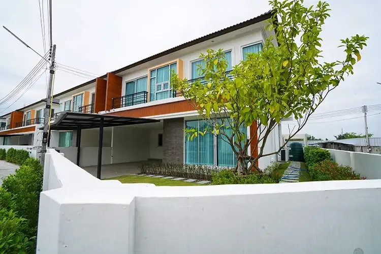 ภาพแบบบ้าน-บ้านแฝดสองชั้น