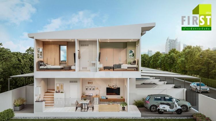 ภาพแบบบ้าน-ทาวน์โฮม