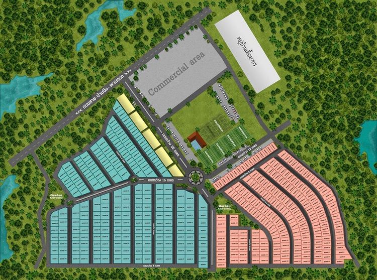 ภาพแบบบ้าน-บ้านธนาลัย บ้านบึง