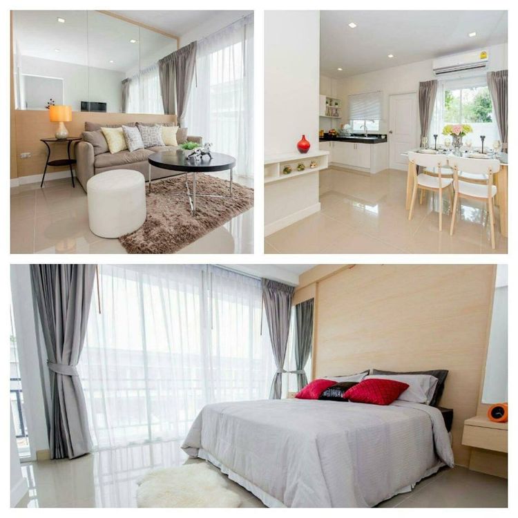 ภาพแบบบ้าน-าวน์โฮม 2 ชั้น