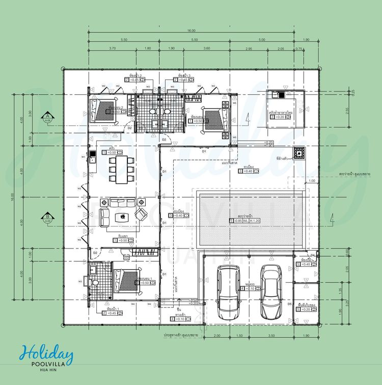 ภาพแบบบ้าน-บ้านเดี่ยว พูลวิลล่า