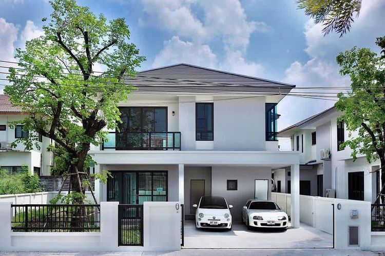 ภาพแบบบ้าน-บ้านแฝดสองชั้น