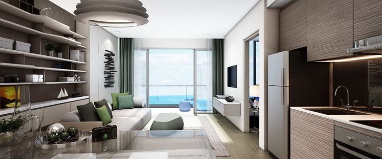 ภาพแบบบ้าน-Unit mix : สตูดิโอ