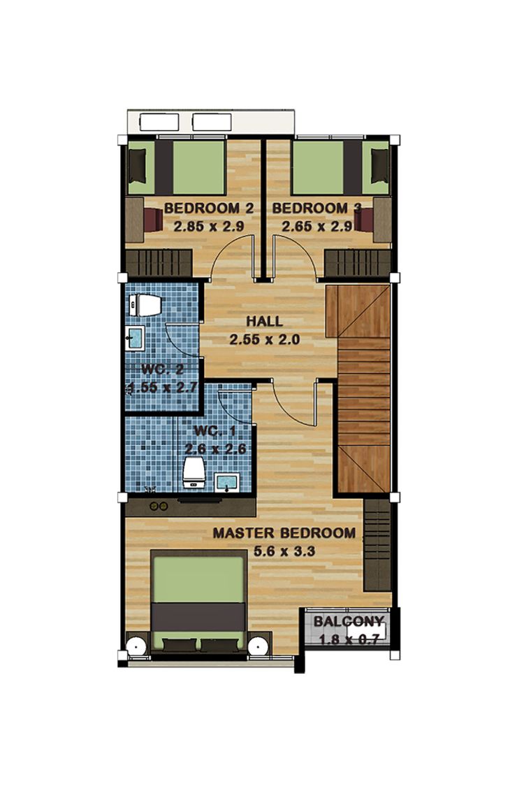 ภาพแบบบ้าน-ทาวน์โฮม 2 ชั้น