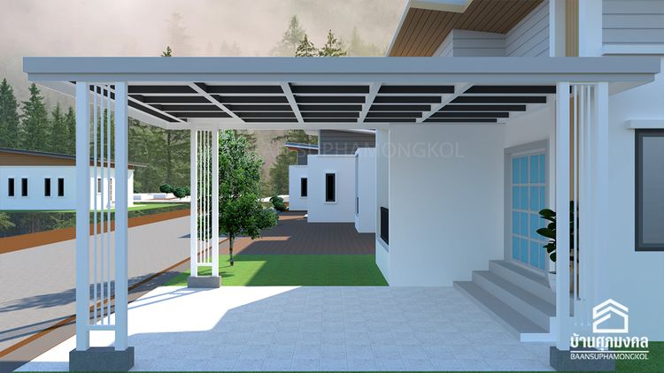 ภาพแบบบ้าน-บ้านเดี่ยวโมเดิร์น