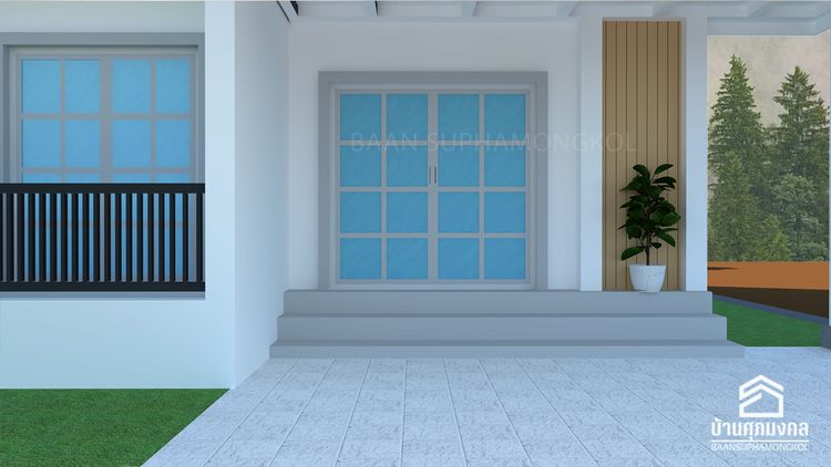 ภาพแบบบ้าน-บ้านเดี่ยวโมเดิร์น