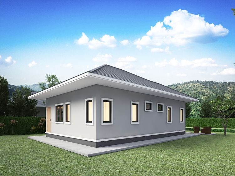 ภาพแบบบ้าน-บ้านเดี่ยว 2 นอน 2 น้ำ 60 ตร.ว