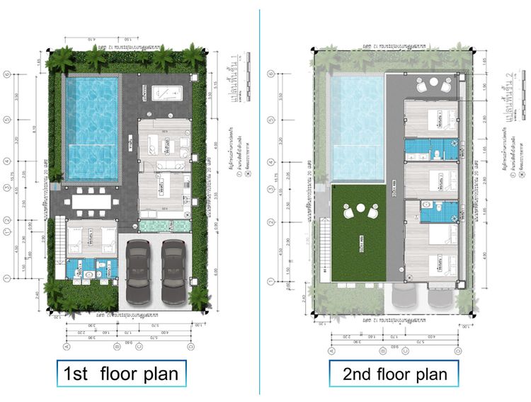 ภาพแบบบ้าน-บ้านเดี่ยว 2 ชั้น