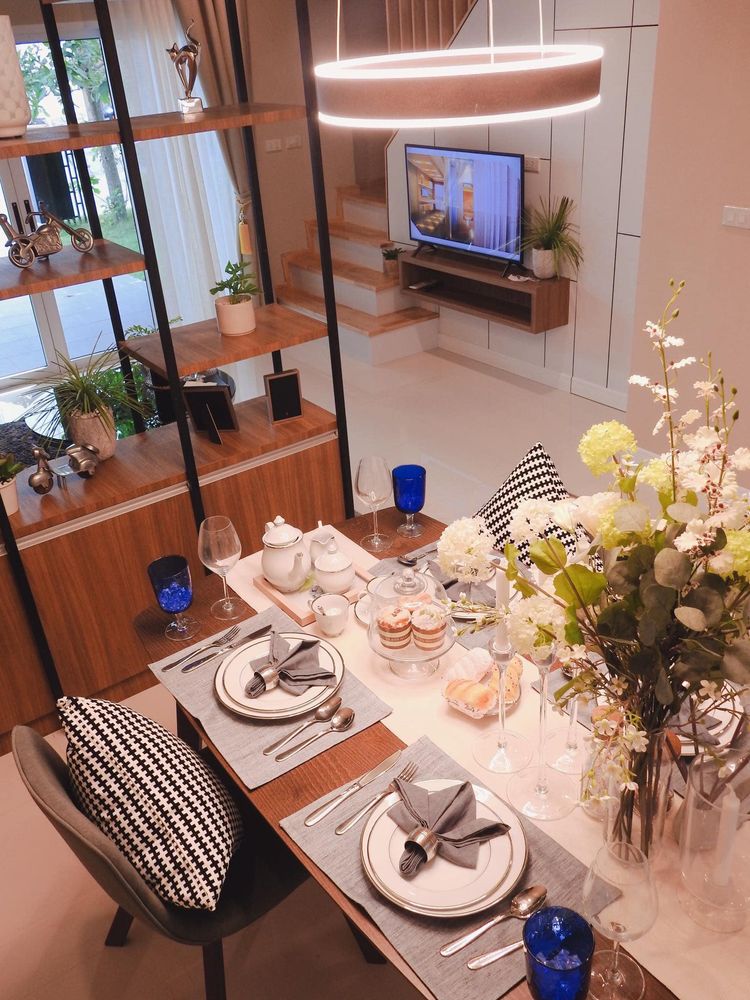 ภาพแบบบ้าน-ทาวน์โฮมสองชั้น