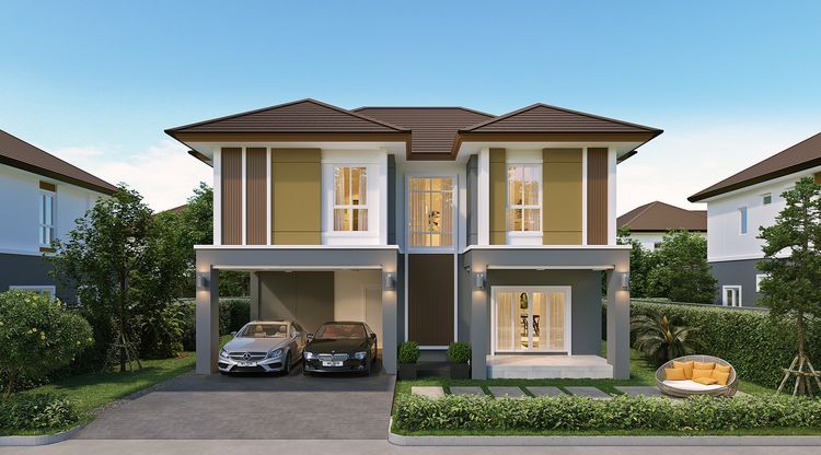 ภาพแบบบ้าน-P Modern