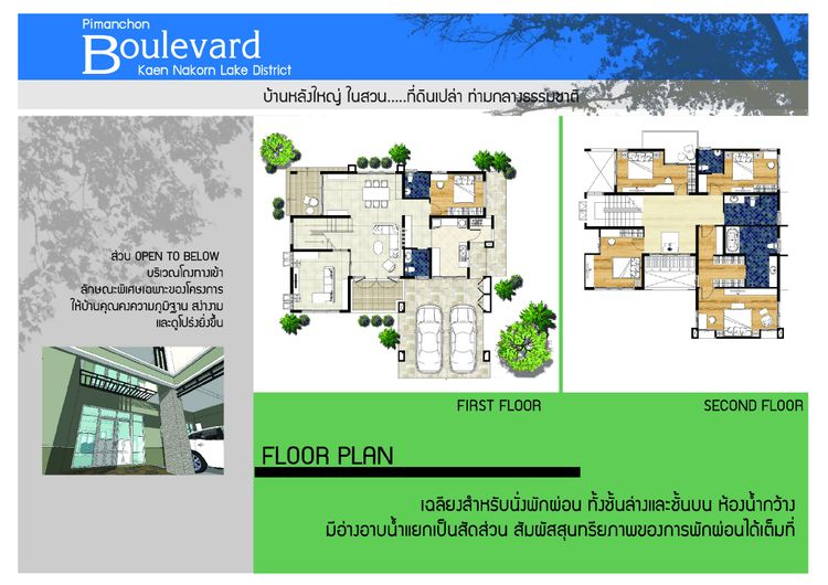 ภาพแบบบ้าน-ที่ดินเปล่า