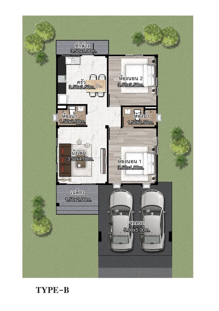 ภาพแบบบ้าน-Type B