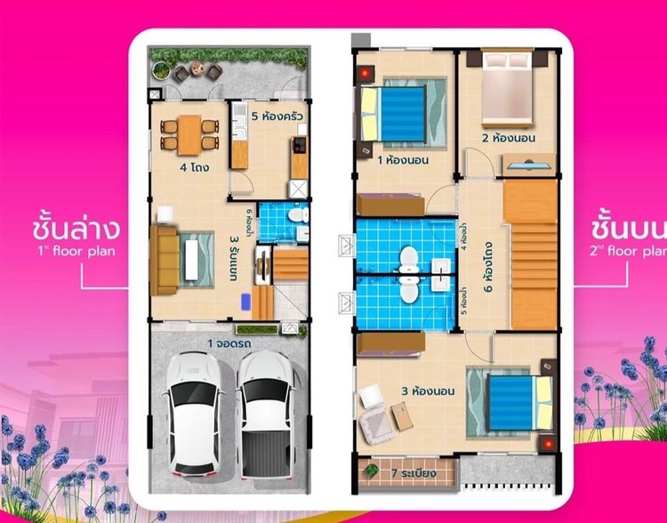 ภาพแบบบ้าน-ทาวน์โฮม