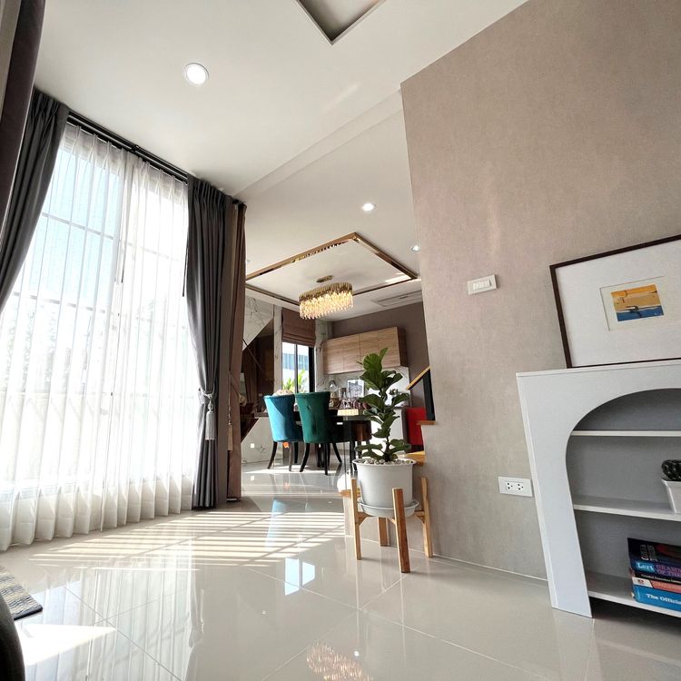 ภาพแบบบ้าน-ทาวน์โฮม สไตล์ บ้านแฝด