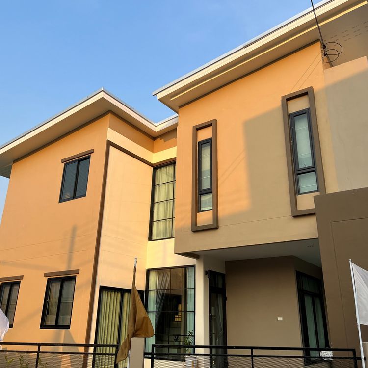 ภาพแบบบ้าน-ทาวน์โฮม สไตล์ บ้านแฝด