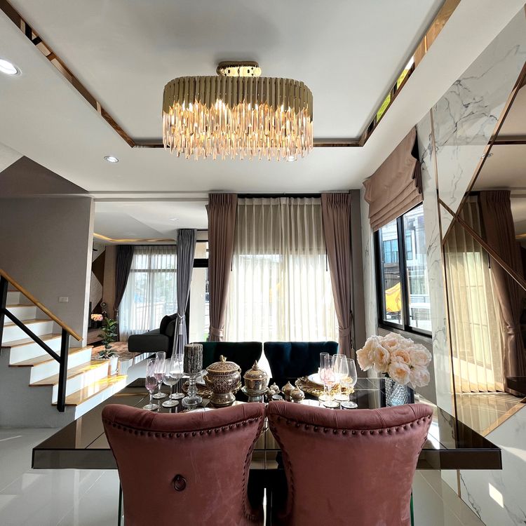 ภาพแบบบ้าน-ทาวน์โฮม สไตล์ บ้านแฝด