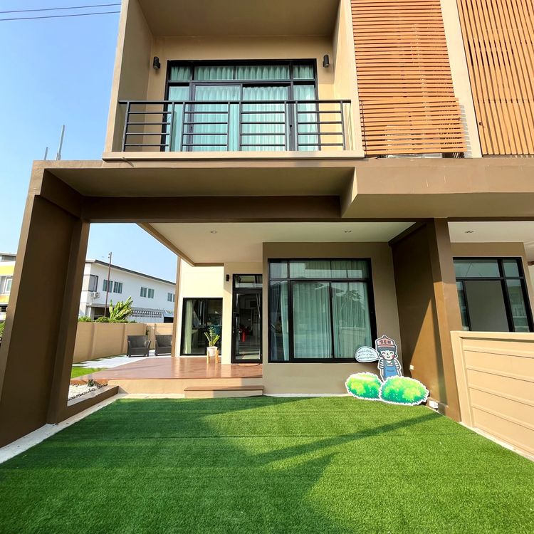 ภาพแบบบ้าน-ทาวน์โฮม สไตล์ บ้านแฝด