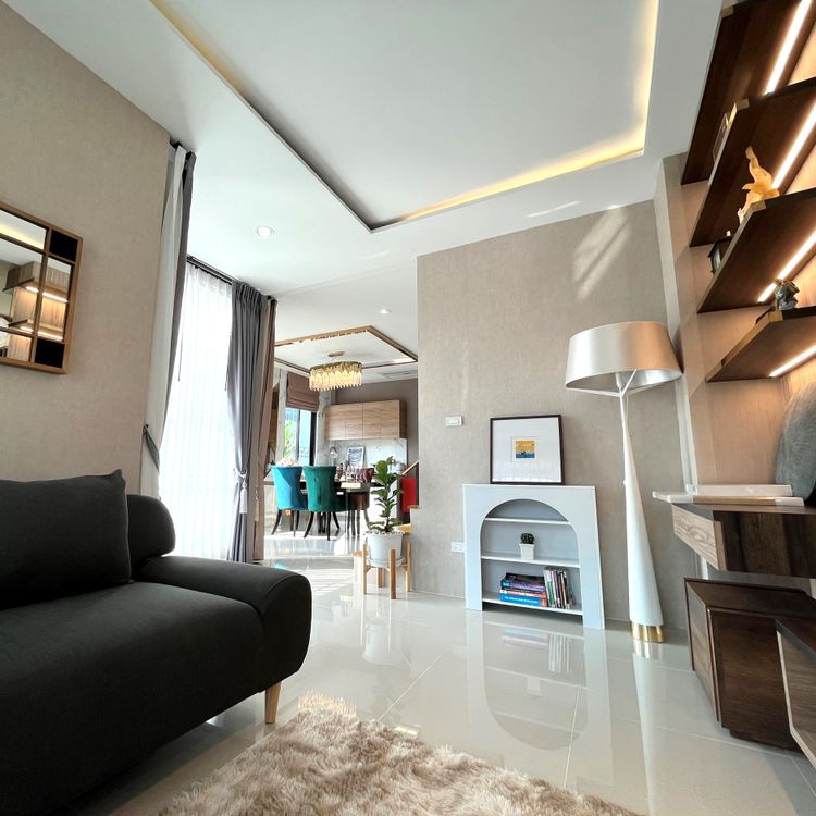 ภาพแบบบ้าน-ทาวน์โฮม สไตล์ บ้านแฝด