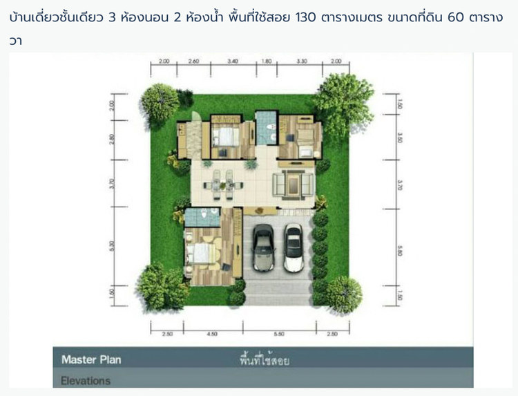 ภาพแบบบ้าน-บ้านพรรณทิพย์