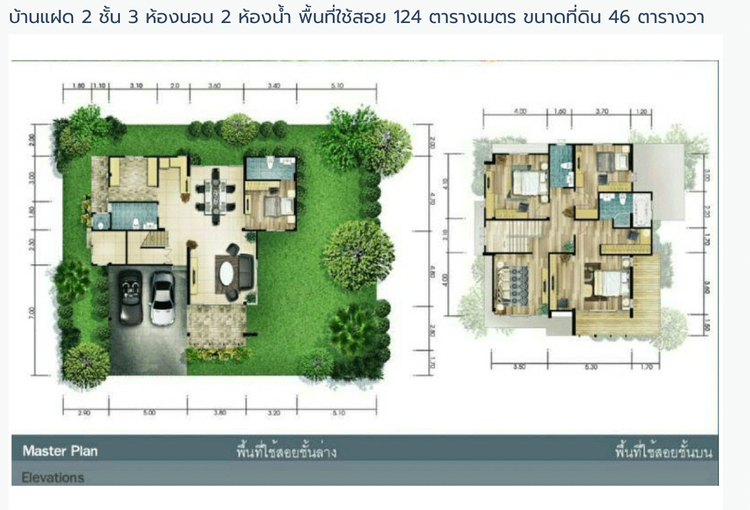 ภาพแบบบ้าน-บ้านปานทิพย์