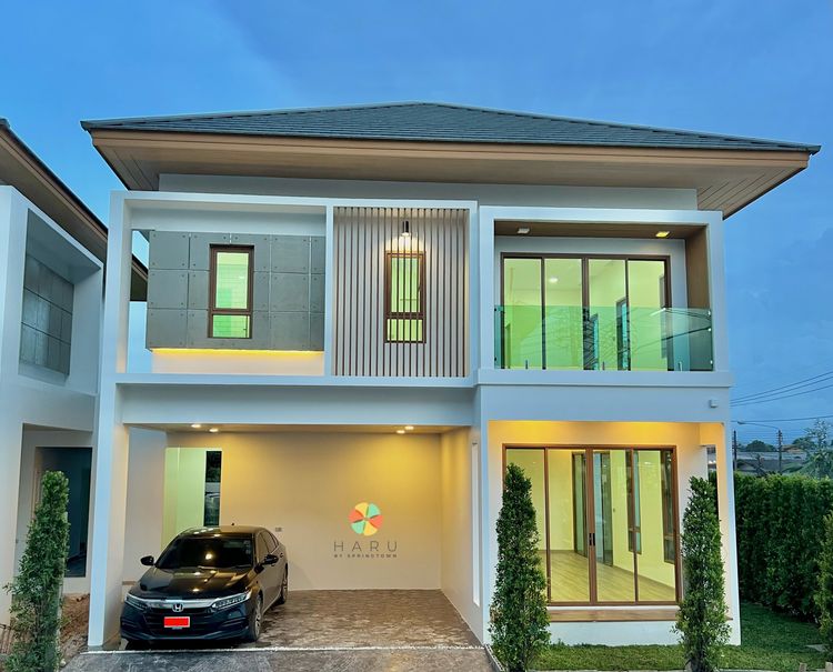 ภาพแบบบ้าน-บ้านเดี่ยวสองชั้น