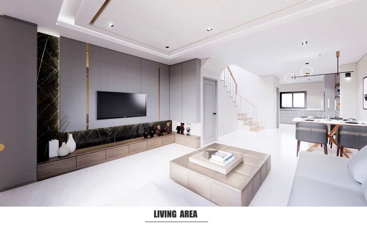 ภาพแบบบ้าน-ทาวน์โฮม 2 ชั้น