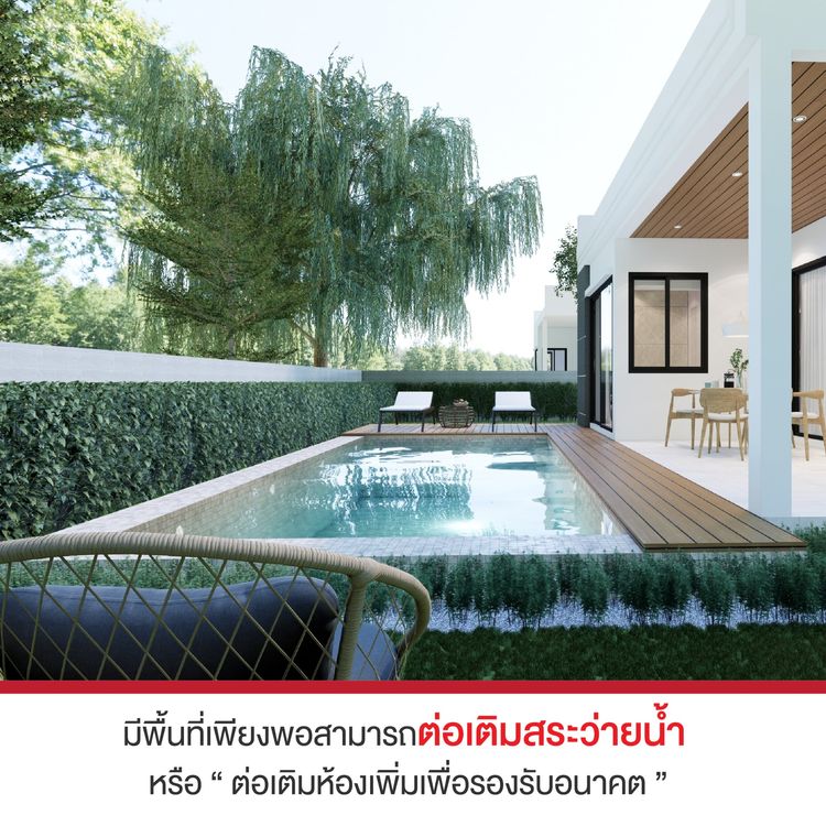 ภาพแบบบ้าน-บ้านเดี่ยวชั้นเดียว