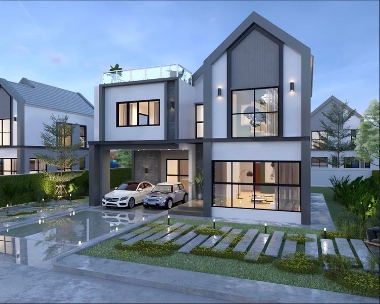 ภาพแบบบ้าน-Wara Pool Villa ชั้นครึ่ง