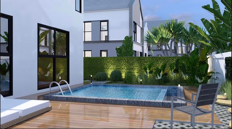ภาพแบบบ้าน-Wara Pool Villa ชั้นครึ่ง