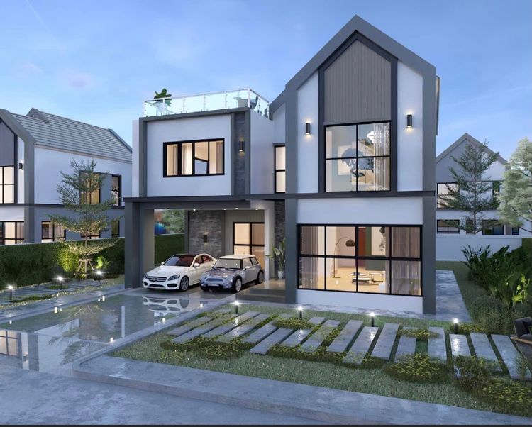 ภาพแบบบ้าน-Wara Pool Villa ชั้นครึ่ง